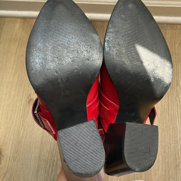 Steve Madden red boots - Picture 3 of 6